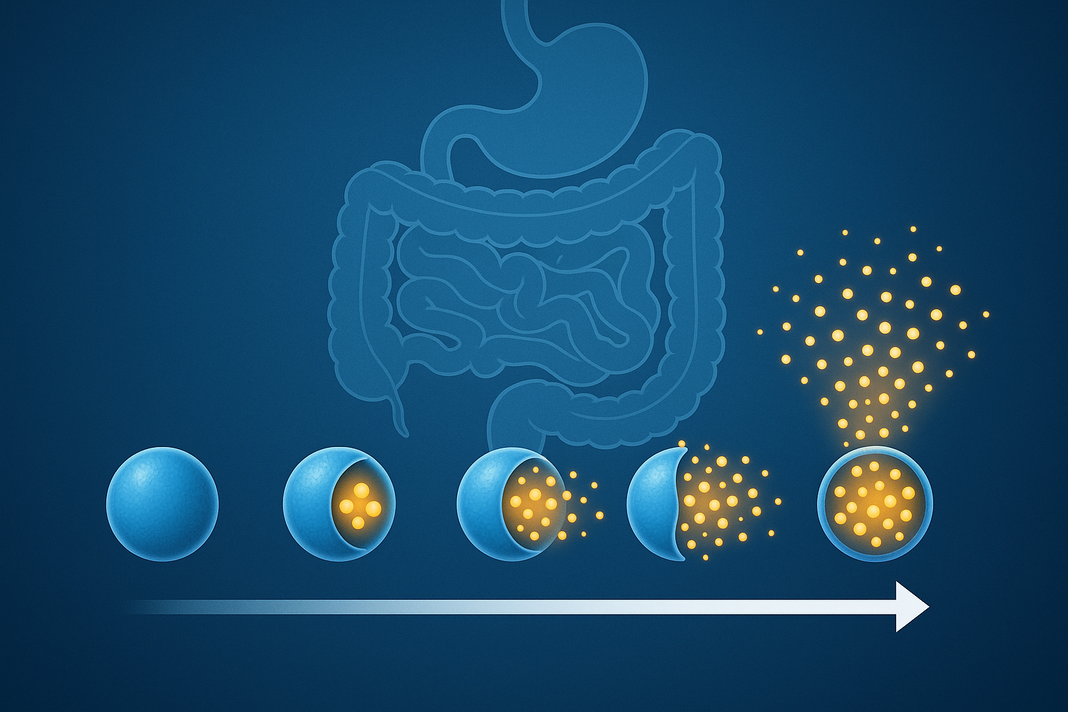 Controlled release of active compounds over time